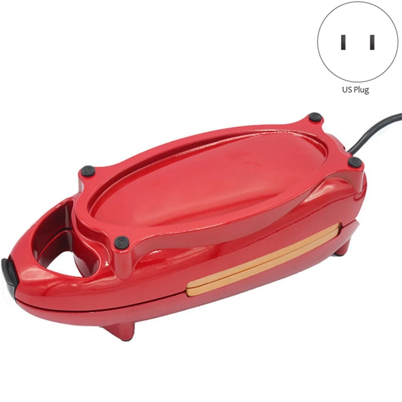 Электрическая сковорода для жарки стейка гриль тарелка Бездымная антипригарная