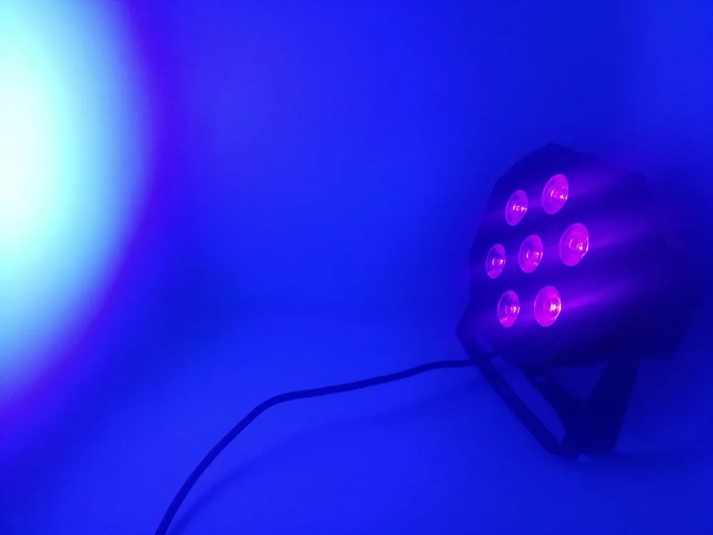 Светодиодный Par 7x12 Вт 12x18 Вт плоский SlimPar RGBWA УФ свет 6in1 светодиодный ди-Джея с новой уникальной технологией рассеивания света, сценический dmx; сезон лето; Licht светодиодный par светодиодный прожектор