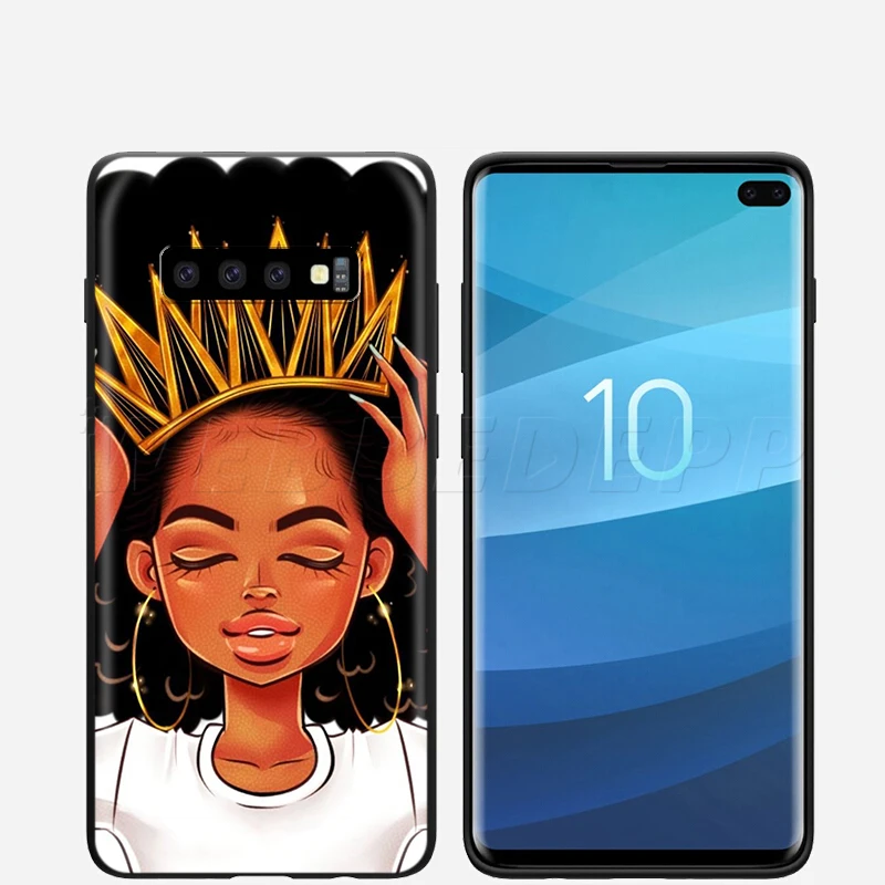 Webbedepp 2 бунц меланина попсовое чехол для Samsung Галактики S7 S8 S9 S10 Edge Plus Note 10 8 9 A10 A20 A30
