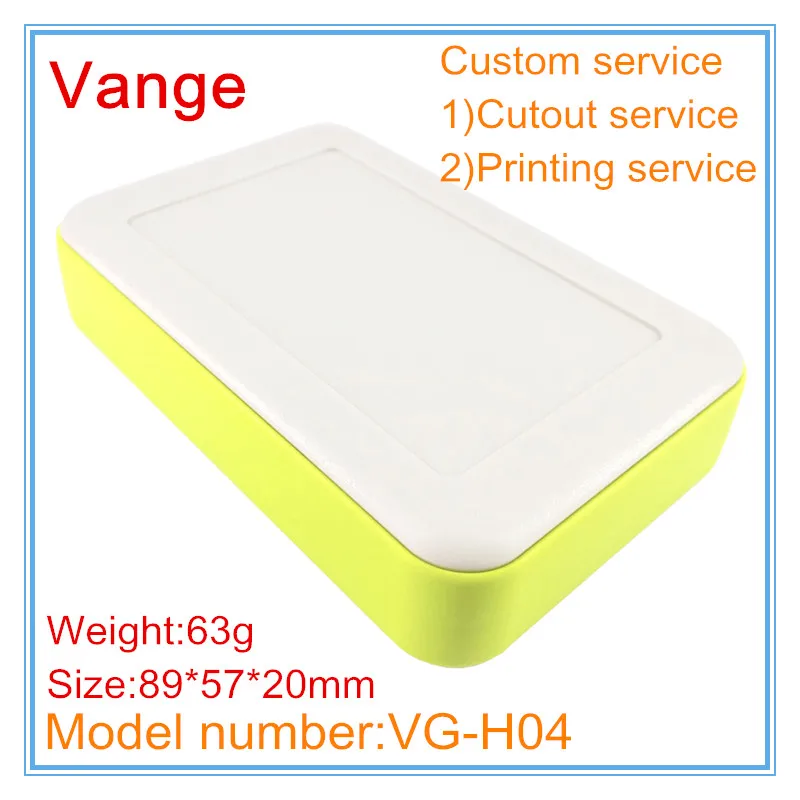 1 шт./лот литьевой корпус 89*57*20 мм ручной из АБС-пластика проектная коробка для