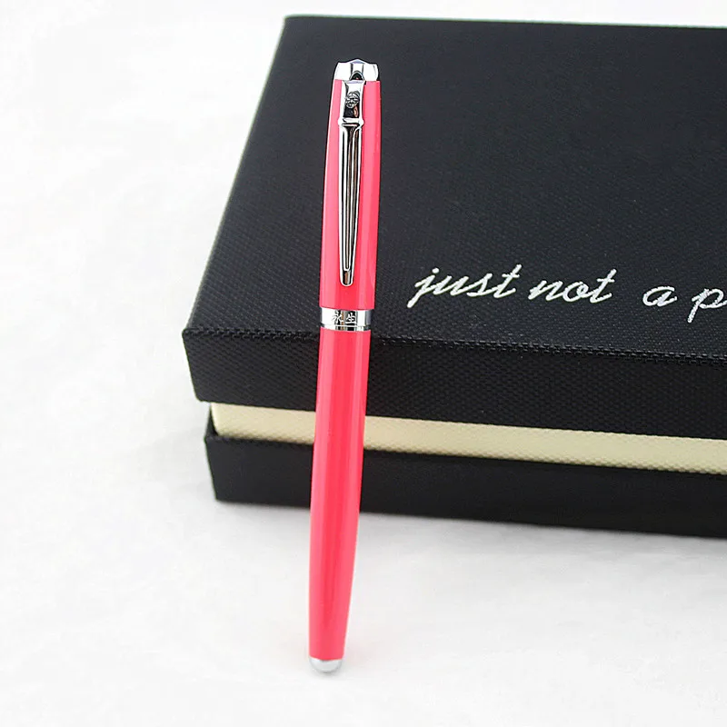 Высококачественная розовая чернильная авторучка Роскошная брендовая