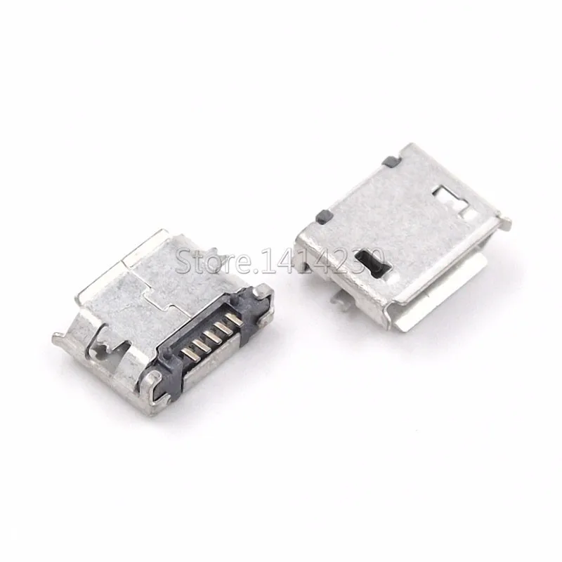 10 шт. Micro USB Тип B Женский 5-контактный фоторазъем стандартная печатная плата -