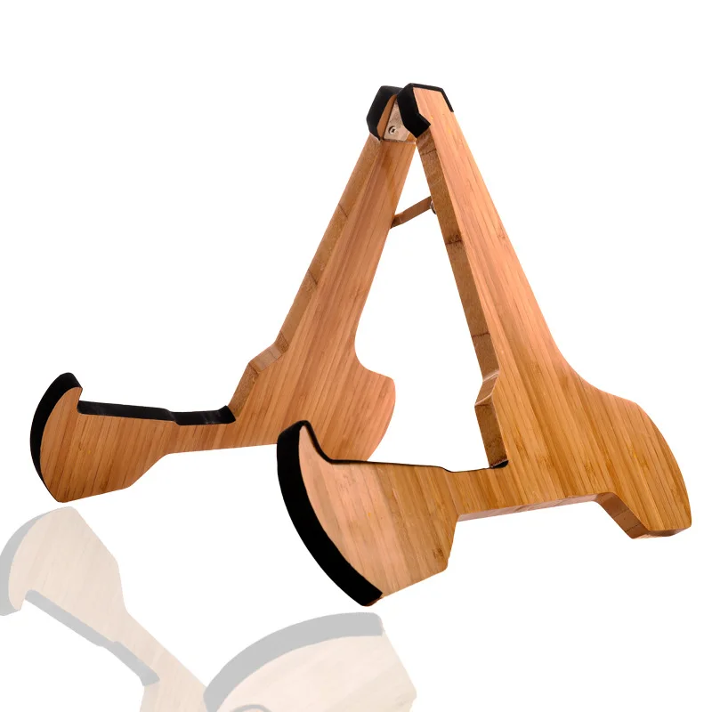 

Acoustic guitar stand A type foldable guitar stand bamboo guitar stand