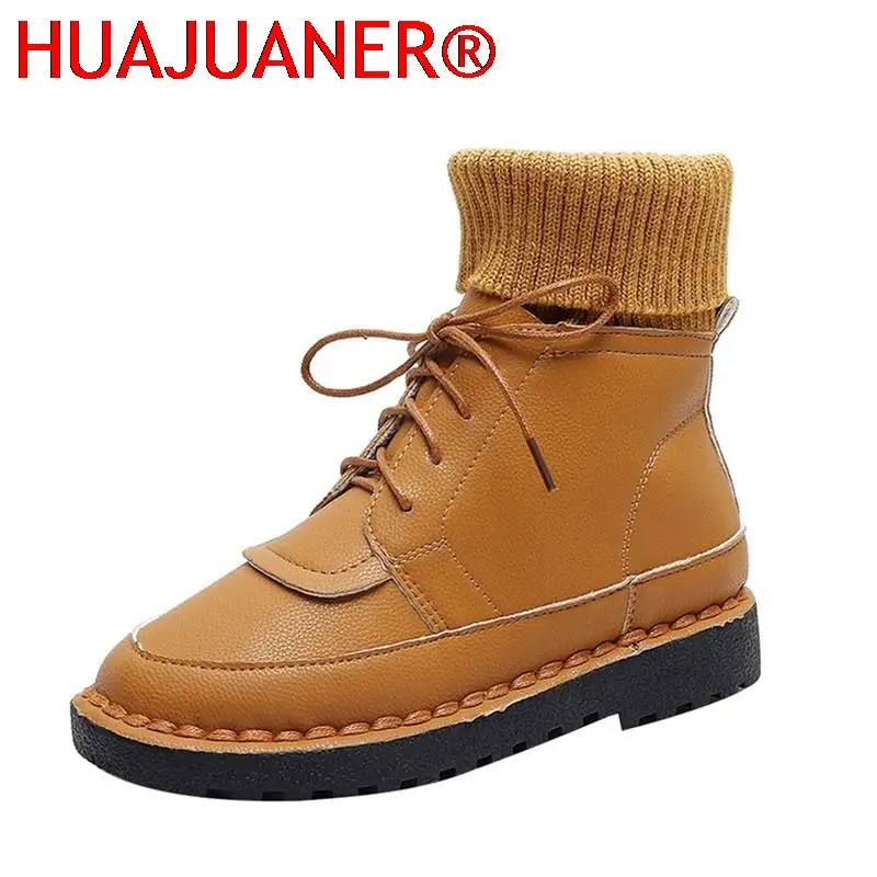 

HUAJUANER новые модели женских ботинок 35-40 осень-зима взрывы модные эластичные массивные женские пикантные ботинки носки ботильоны