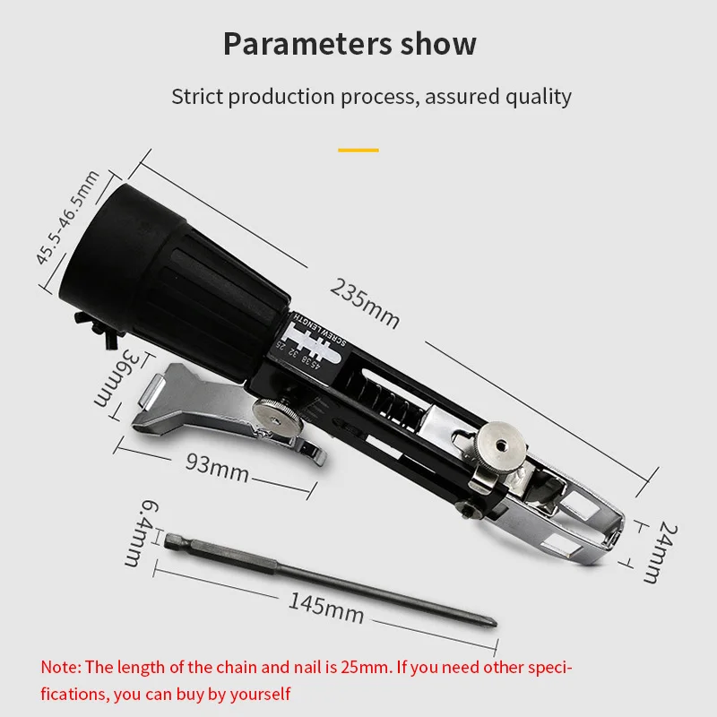 Высококачественный автоматический цепной гвоздезабивной адаптер винтовой