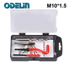 Набор для установки резьбы, 15 шт., инструмент для ремонта отдачи, сверлильный кран M10 x 1,5