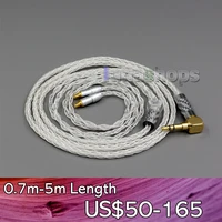 99 99 pure silver xlr 3 5mm 2 5mm 4 4mm earphone cable for audio technica hdc112a ath sr9 es750 esw950 ln006339