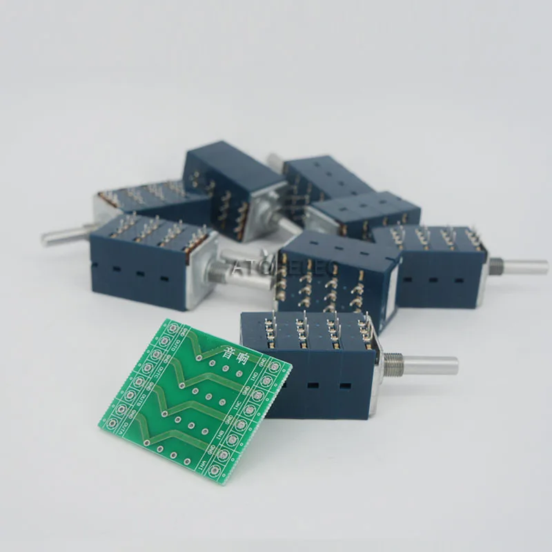Япония ALPS RK27 четырехъядерный блок 4 канала потенциометр громкости + PCB gang баланс