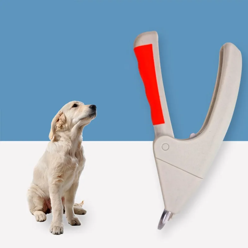 

Pet Cats And Dogs Non-slip Handle Stainless Steel Nail Clippers (card Packaging) Two-color Pet Supplies Accessories