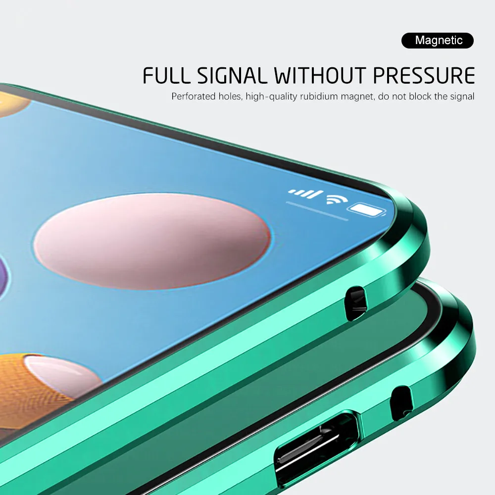 Магнитный флип-чехол 360 ° для samsung galaxy a21s a51 a71 a31 a11 a41 sumsung a 21s 51 71 31 11 чехол телефона