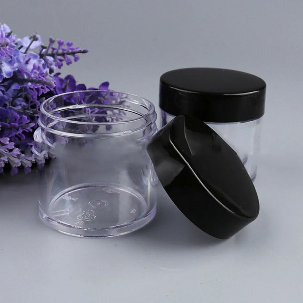 

10 Pcs/Set 30g Cosmetic Jars Empty Eyeshadow Makeup Glitter Powder Container Sealing Pots DIY Clear Refillable Bottles