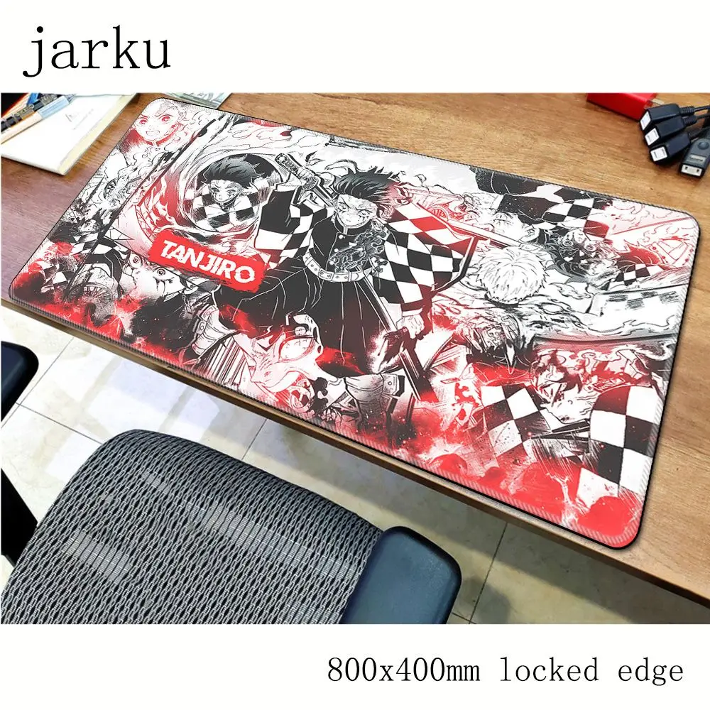 

Kimetsu no Yaiba mouse pad cute gamer 800x400x2mm notbook mouse mat gaming mousepad Mass pattern pad mouse PC desk padmouse