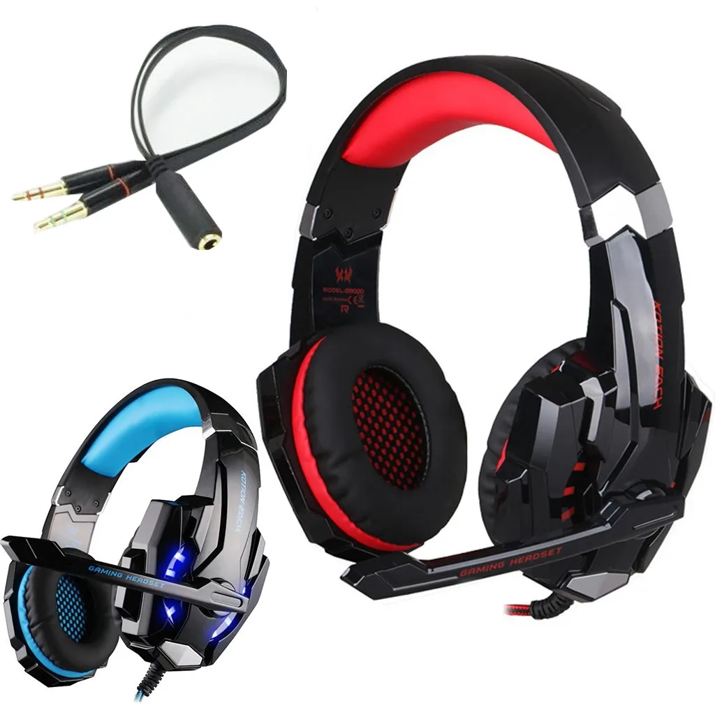 Игровая гарнитура 2 стиля с микрофоном-четкость звука шумоподавление наушники