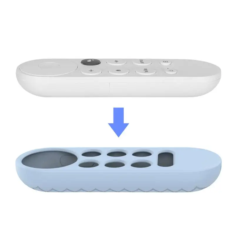 Силиконовый защитный чехол для Google ChromeCast 2020 ударопрочный пылезащитный пульта