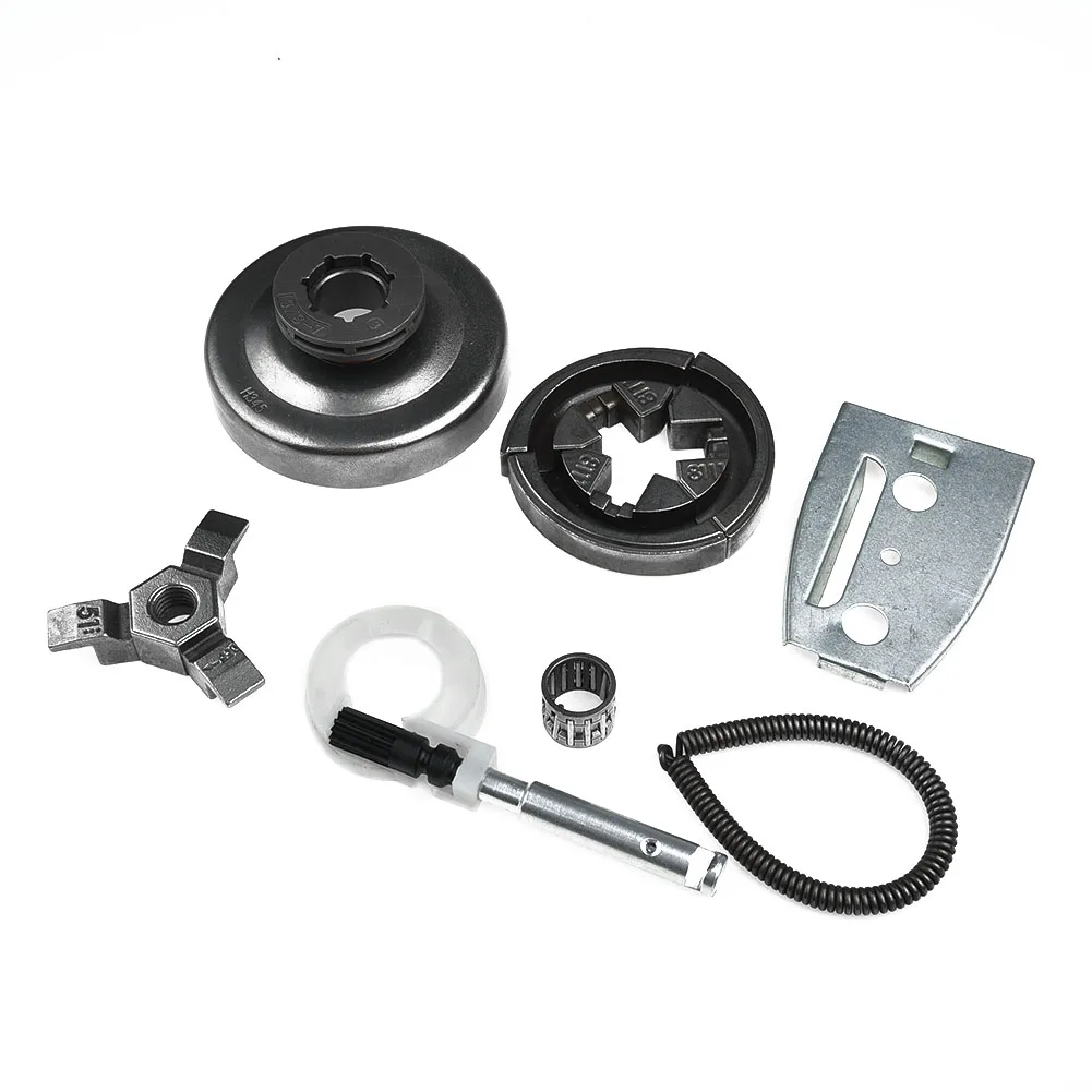 

For Husqvarna 51 Clutch Drum Kit 55 Rancher 50 .325-7T Sprocket Rim Oil pump