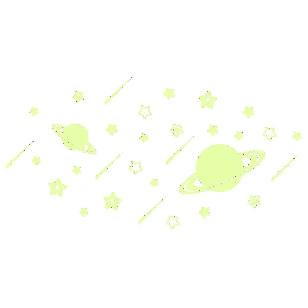 

Fluorescent Meteor Stars Glow in the Dark Wall Stickers Cartoon Astronomy Luminous Stickers Kids Rooms Ceiling Decoration