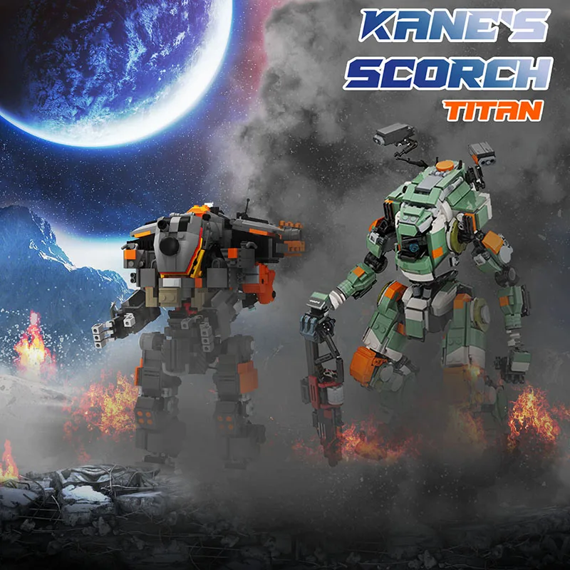 Moc Titan Осенняя версия Планерная титановая игра серия Робот технические