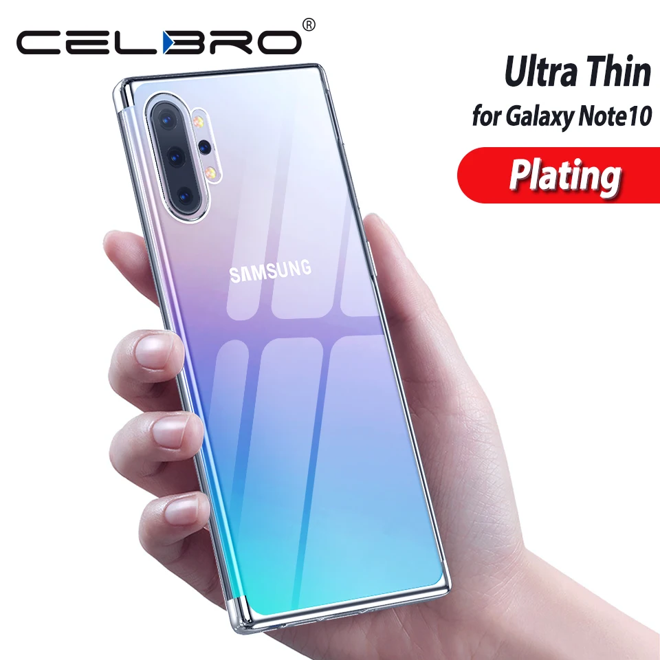 Ультратонкий Мягкий ТПУ прозрачный чехол для samsung Galaxy Note 10 + 5G телефонные чехлы Plus