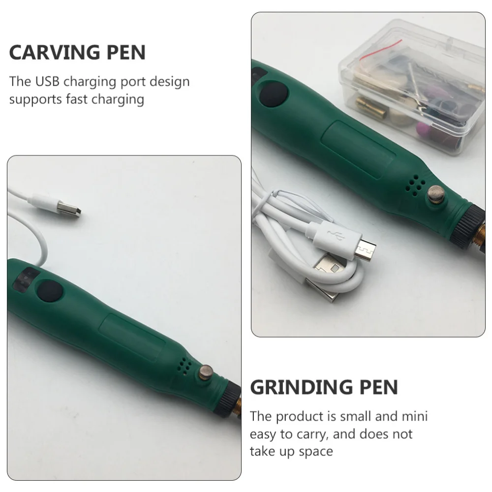 

24pcs Engraving Pen Portable Mini Rechargeable Grinding Pen Accessories