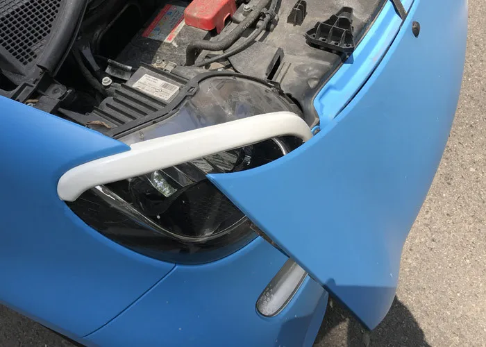 1 пара автомобиль передний наклейка на фару для бровей век литье Накладка Smart fortwo