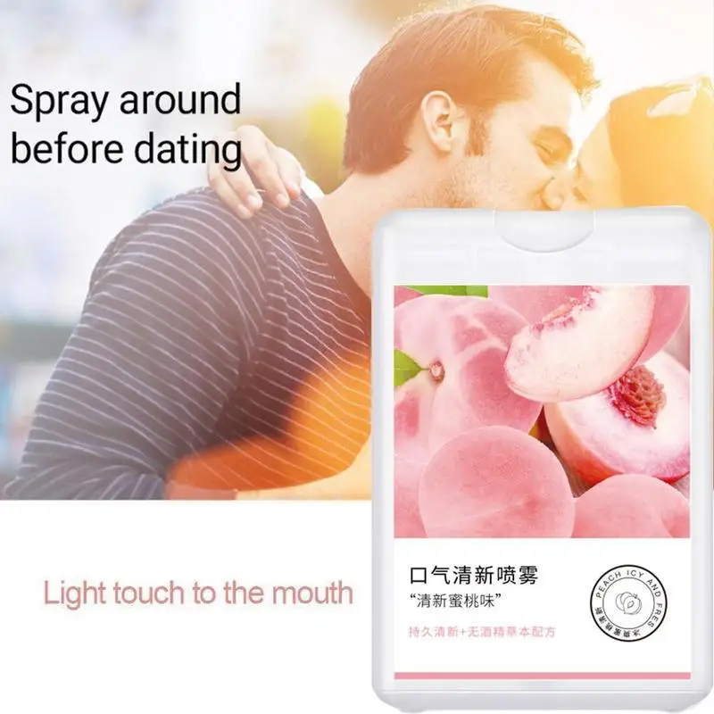 

15ml Oral Spray Portable Female Breath Agent Mint Lasting Freshness Anti-smoke Bad Breath Treatment Spray Herbal Essence