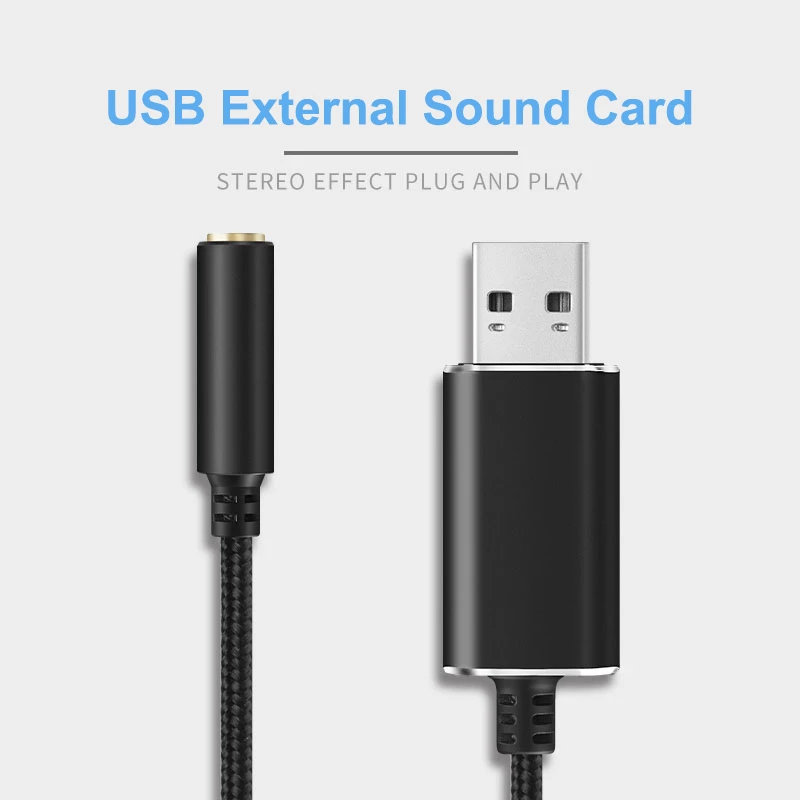 Звуковая карта 2 в 1 разъем USB 3 5 мм для ПК ноутбука PS5 PS4 наушников микрофона