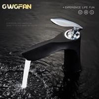 owofan new basin faucet water faucet solid bathroom faucet hot and cold water chrome brass water mixer sink mixer s79 425