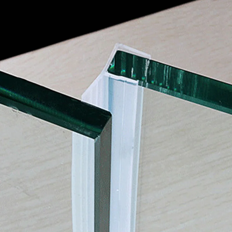 New1M 6-12 мм F U H форма стеклянной двери уплотнения силиконовой резины душ для дверей