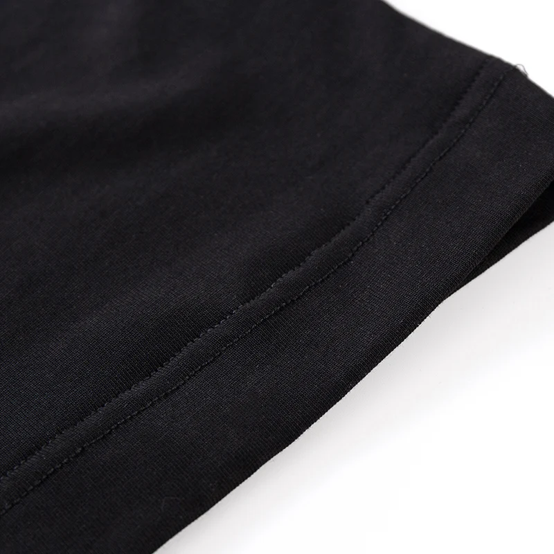 Мужские футболки с длинным рукавом большие размеры простая черная футболка