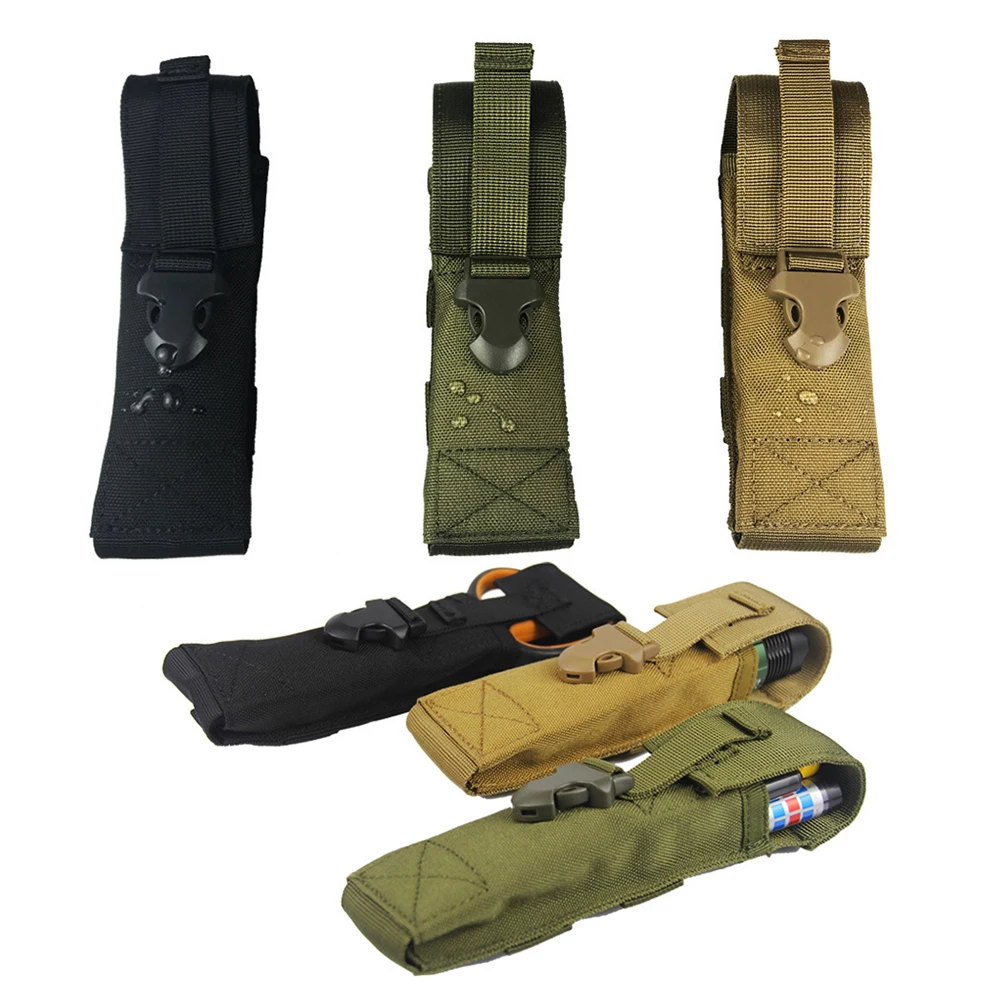 

1pc Flashlight bag Pouch Holster Bag Case Pack Torch 1000D Nylon Storage
