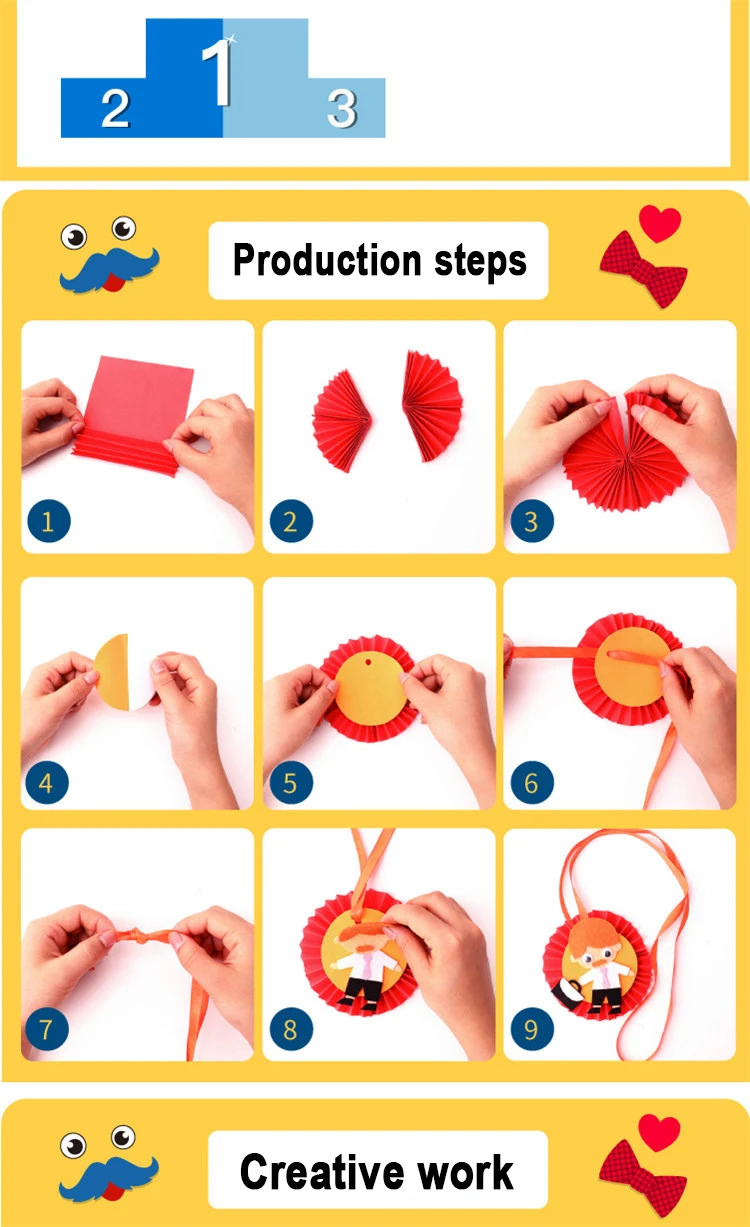 Детский сад много декоративных поделок diy игрушки папа трофей/медаль ремесла детские развивающие игрушки для детей подарок девочка/мальчик Рождественский подарок