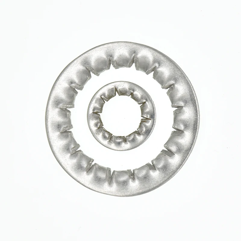 DIN6798J шайба с внутренним зубчатым замком Метрическая Звездная M3 M4 M5 M6 M8 M10 M12 M14 M16 M18