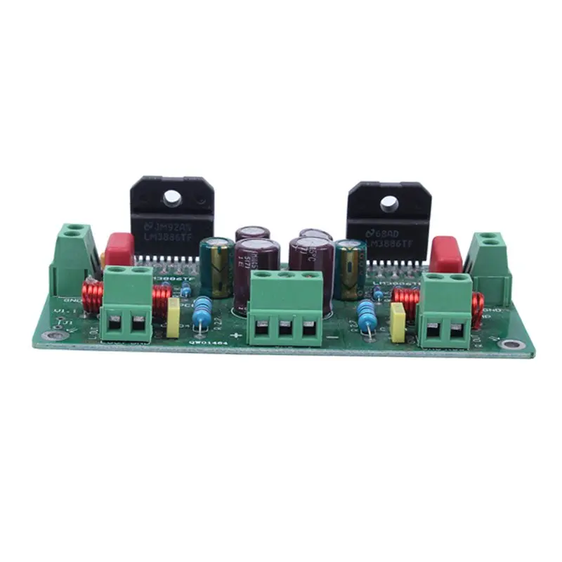 В собранном виде 68 Вт + HiFi LM3886TF стерео усилитель доска 50 * 2 / 38 | Электроника