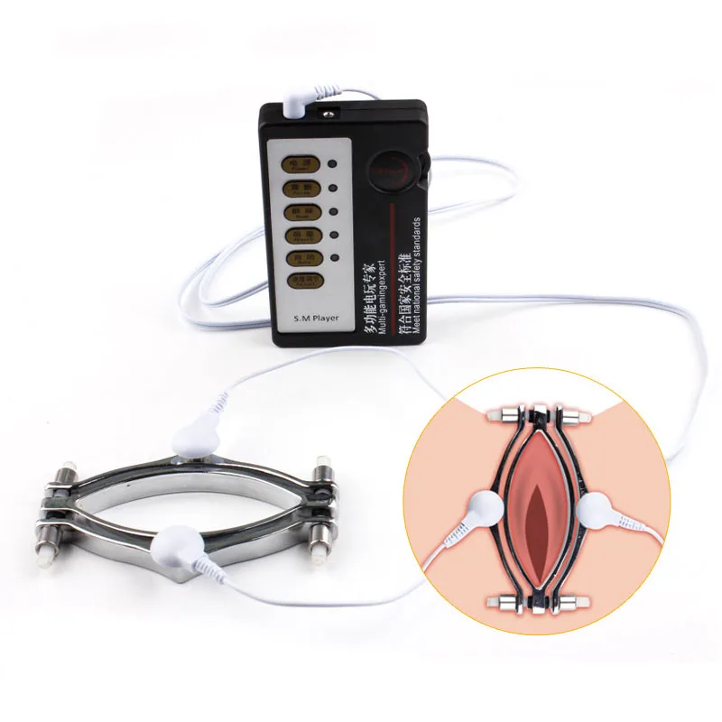 Электрошоковый зажим для клитора вагинальный расширитель Стимулятор