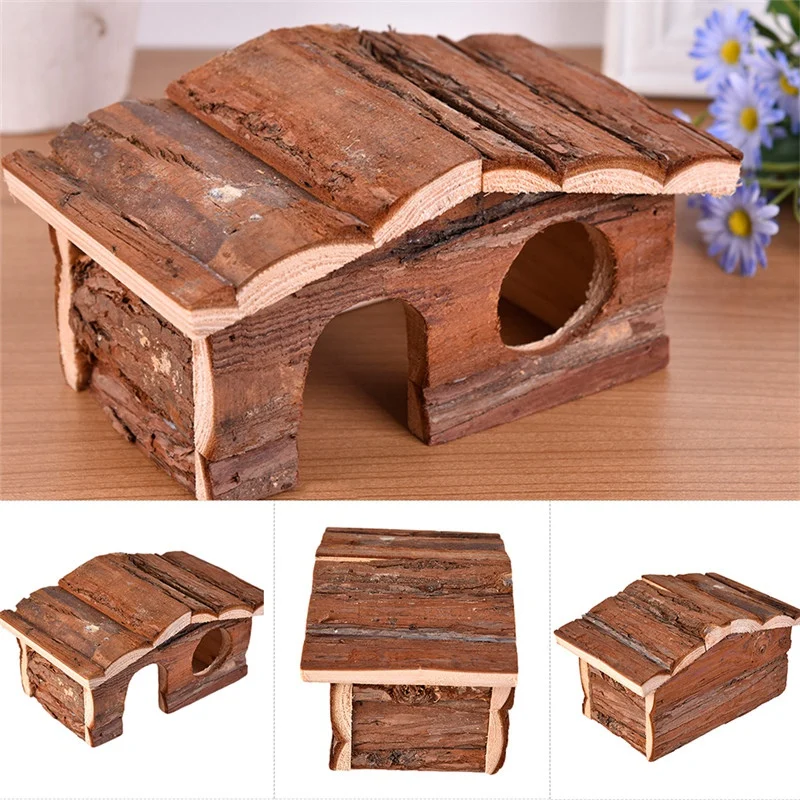Красивое и милое гнездо домик для игровой площадки хомяки деревянный дом