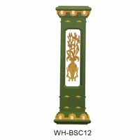 european style baluster fence side square pillar mold