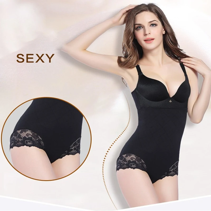 Трусики женские кружевные без талии корректирующие фигуру живот скульптурные с