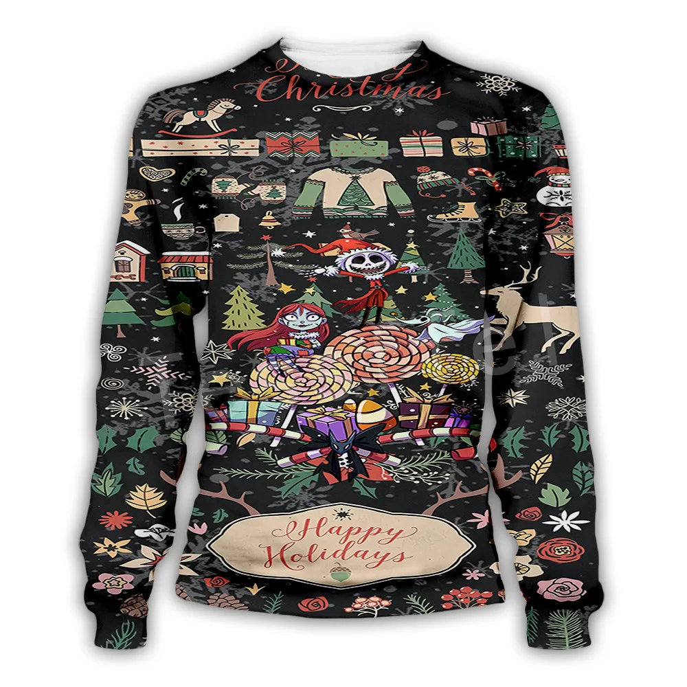 Tessffel спортивный костюм с забавным животным веселым Рождеством SantaClaus красочные повседневные 3DPrint молнии/толстовки/Толстовка/куртка/для мужчин и женщин s6