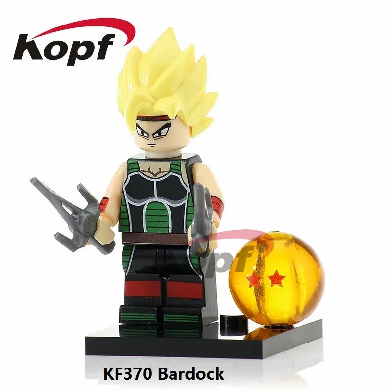 KF370 Without Box Одна распродажа фигурки Dragon Ball Z Freiza Black Goku идеальная ячейка Majin Buu Super Heroes строительные блоки детские игрушки подарок KF983 - Цвет: KF370 Without Box