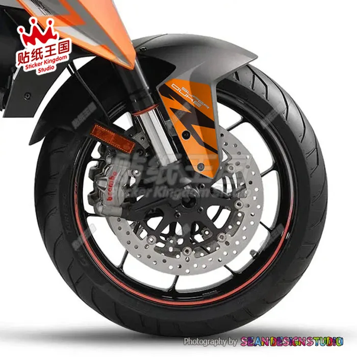 1 пара для KTM 2014 2016 1290 супер DUKE R 2018 GT Комплект крыло парафин мотоцикла трафарет