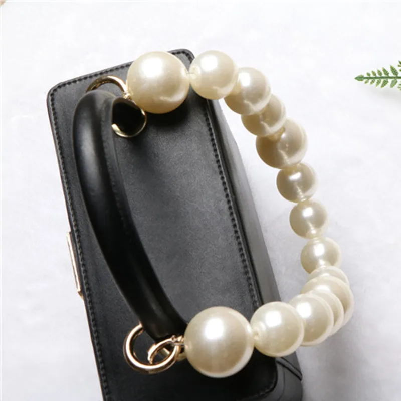 Сумка на ремне PUOU сумочка с ручками и цепочкой аксессуары жемчужная сумка