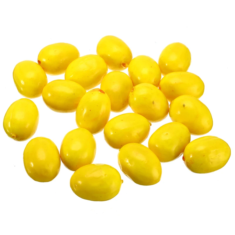 20 шт./лот имитация мини пузырьков лимон поддельные фрукты раздельные вечерние