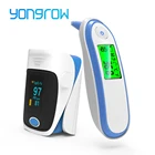 Yongrow медицинский инфракрасный термометр для детей и взрослых, окислитель для ушей, пальцевый наконечник SPO2 Pulso De Dedo LCD Digital IRT1