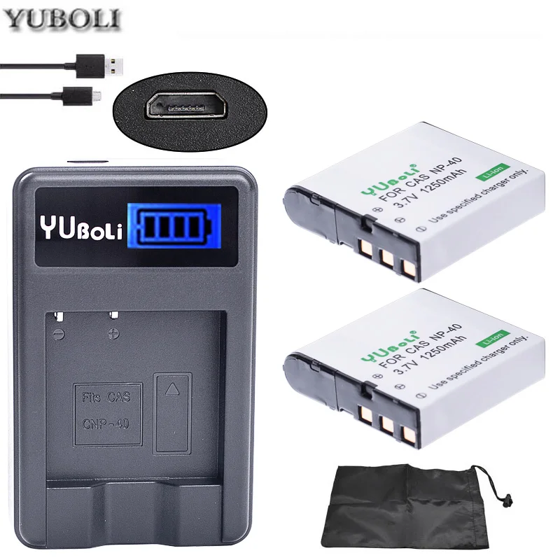 Высококачественная аккумуляторная батарея для фотоаппарата Φ NP 40 NP40 Casio NP-40 Z40 Z50