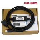 USB-кабель для передачи данных, подходит для сервопривода Yaskawa SGDH SGDS SGDM SGDJ-стом-в