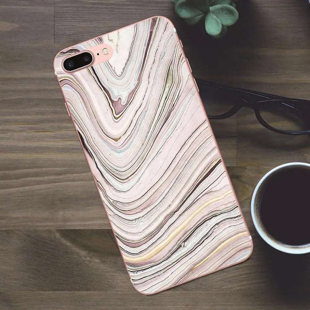 Красивый чехол для телефона с пастельным мрамором Huawei G8 Honor 5C 5X 6 6X 7 8 9 Y5II Mate P7 P8 P9 P10