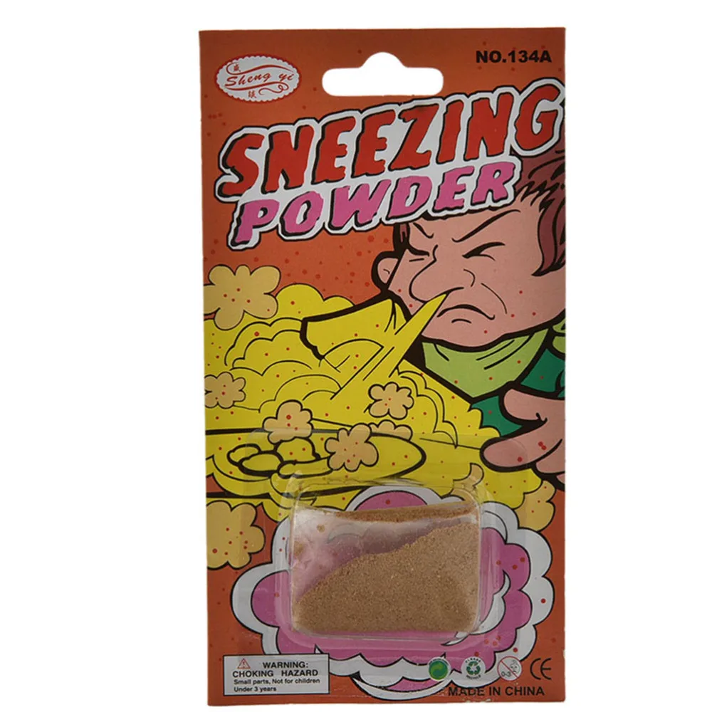 

Funny Gags Practical Jokes Sneezing Powder Trick Toys Kids Gifts April Fool Joke Gags Trick Toys