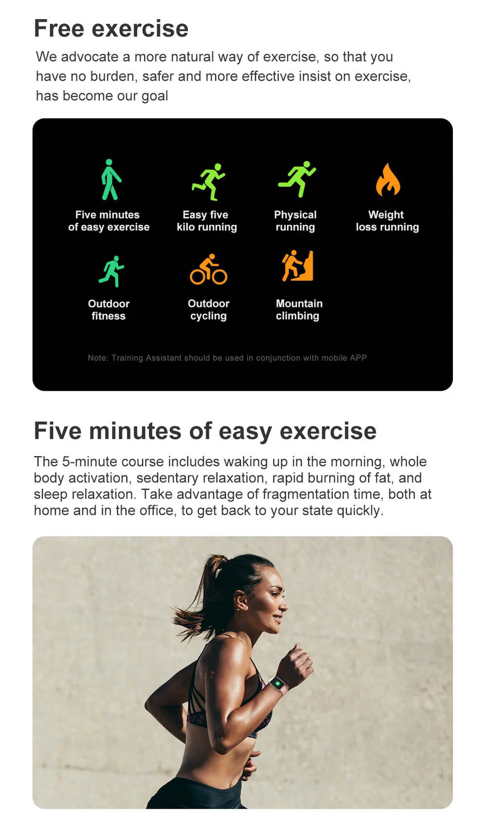 música, fitness, rastreador esportivo, compatível com android e ios