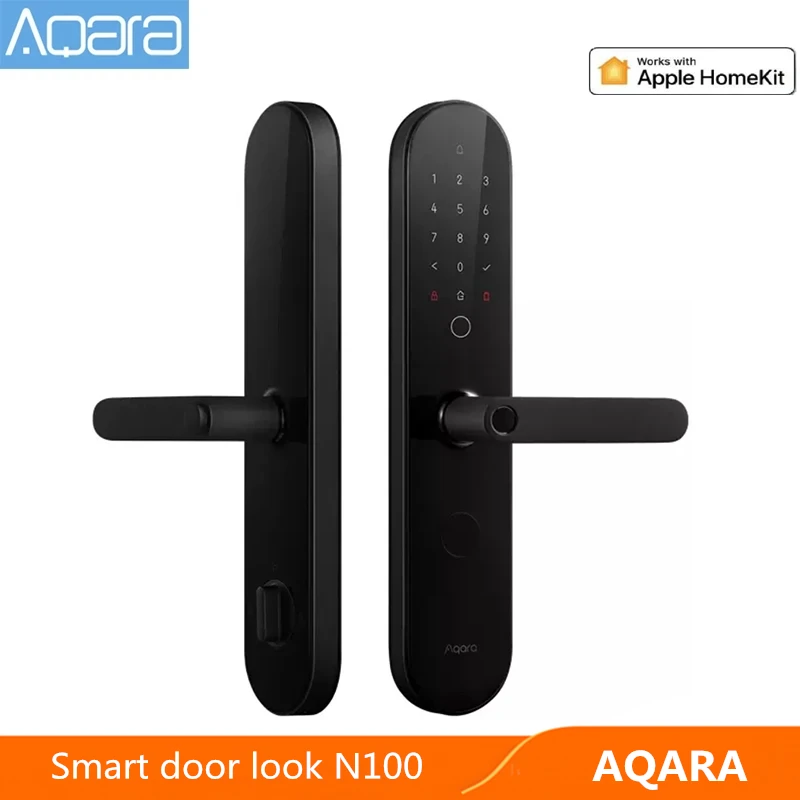 Умный дверной замок Aqara N100 разблокировка по отпечатку пальца Bluetooth пароль NFC