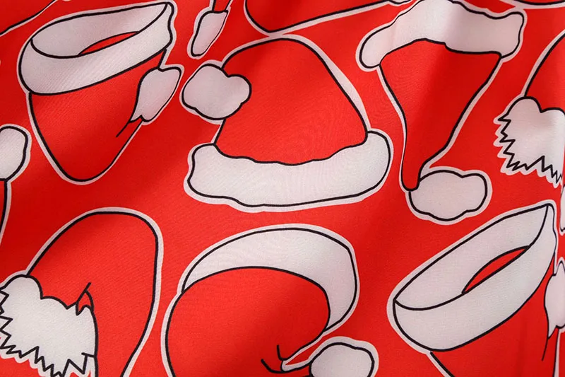 S~ 3XL рождественское платье для женщин цветочный принт тонкое винтажное платье повседневное без рукавов элегантное миди платья для вечеринок vestidos robe